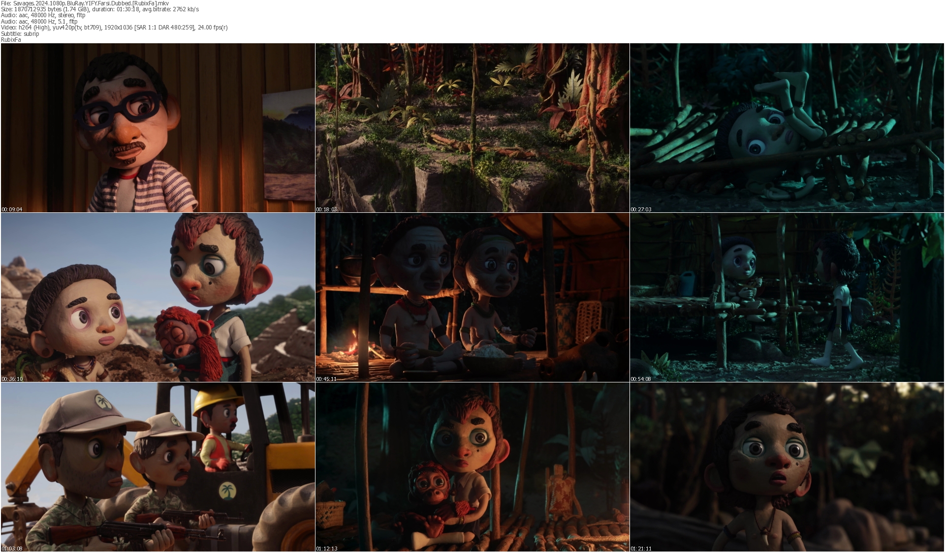 دانلود انیمیشن Savages 2024 دوبله فارسی